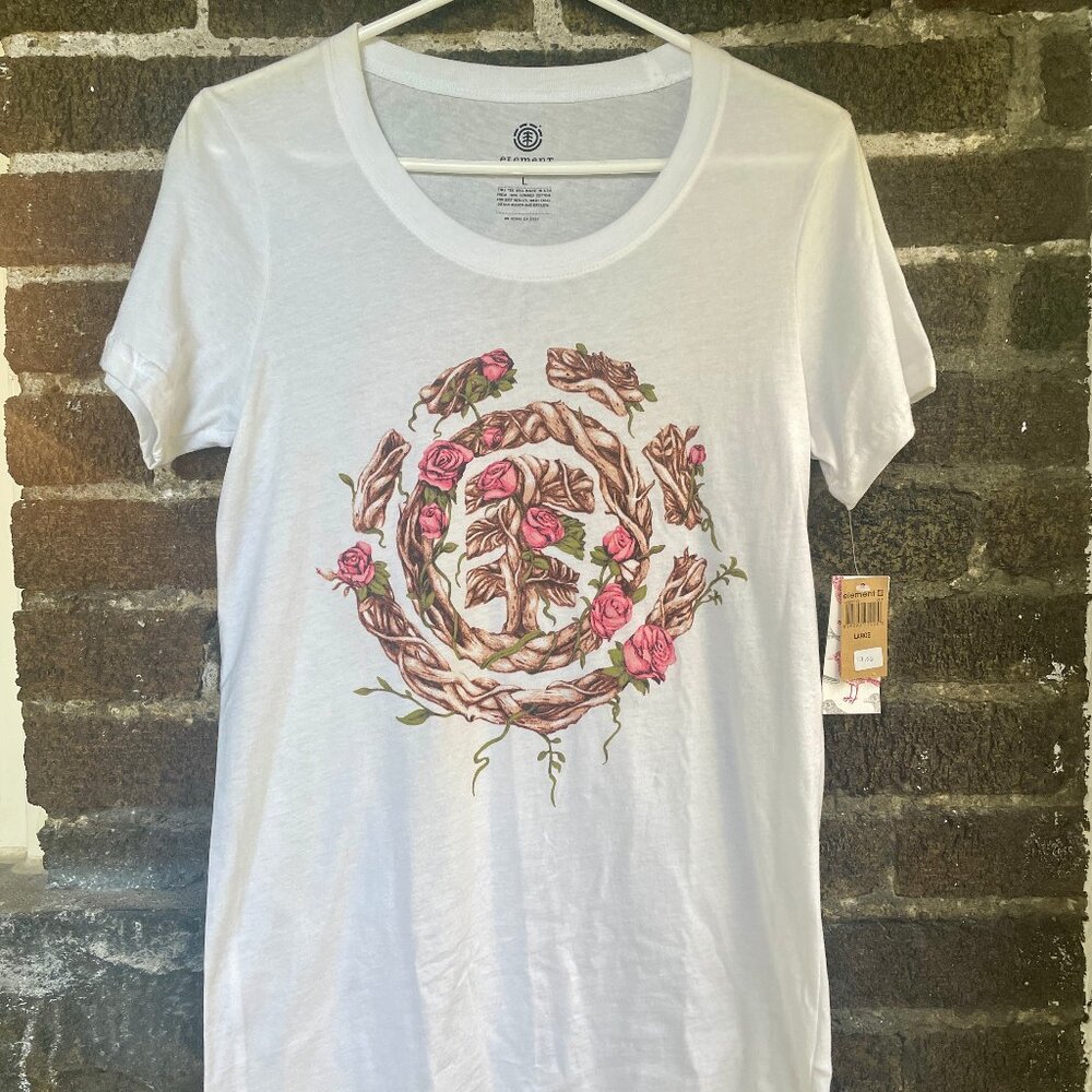 NWT ELEMENT Graphic Tee Lg